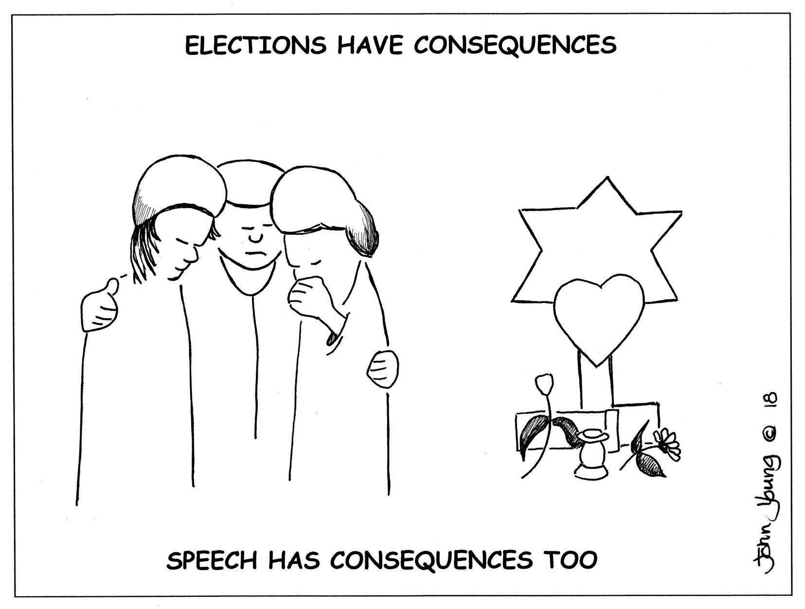 John Young cartoon 11/3/18